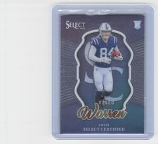 2025 Panini Select #8 Tyler Warren Select Certified Rookies