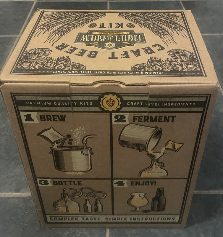 Craft A Brew Beer Making Kit Single Hop IPA Everything You Need!! New In Box!!