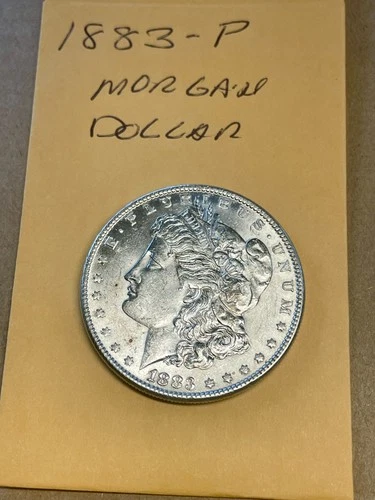 AU+ circulated 1883-P  Mint Silver Morgan Dollar