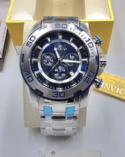 Invicta Pro Diver SCUBA Men’s Watch 50 mm Stainless Steel Blue w/Box (22319)