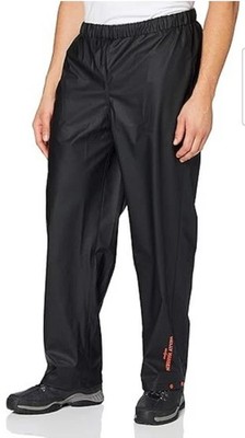 Helly Hansen Gale Black Pants NWT Waterproof Rain Gear Work Stretch Plus Sz 2XL