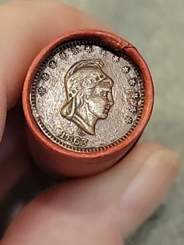 Amazing Au Civil War Token &Flying Eagle Ends Of Lincoln Wheat Cent Roll