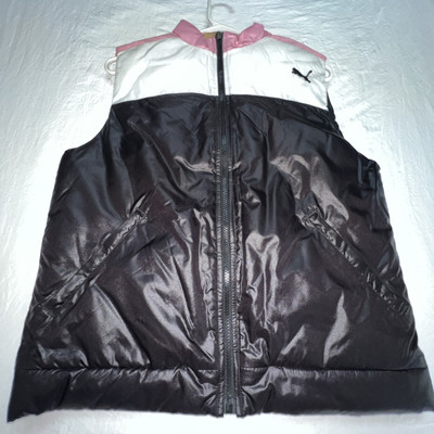 Puma Vest Women s Medium Pink White And Black