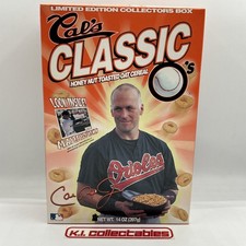 1999 CAL RIPKEN JR CAL'S CLASSIC O'S HONEY NUT CEREAL BOX- Factory Sealed