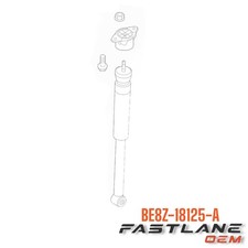 2011-2013 FORD FIESTA REAR SHOCK ABSORBER ASSEMBLY NEW OEM BE8Z-18125-A
