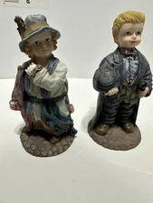 VTG Pair Young Man & Girl Possibly by  Tiziano Galli Collection Figurines