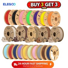 Buy 3 Get 3 Free,Add 6 ELEGOO PLA/Rapid PLA Filament For FDM 3D Printer