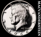 1964 Silver Kennedy Half Dollar - Choice Gem Proof  Lustrous  #K805