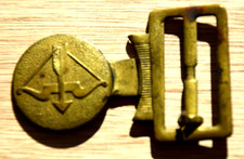 VINTAGE FRENCH SCOUT BELT BUCKLE