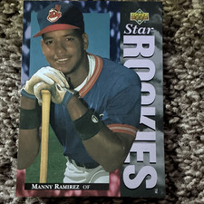 Upper Deck 1994 Star Rookies Manny Ramirez Rookie #19 Cleveland Indians Card