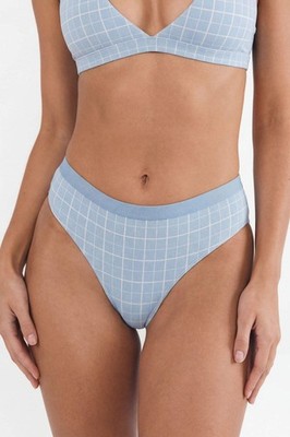 Shinesty ''The Spick & Span'' Window Pane Plaid Cheeky Underwear