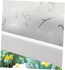  | Decorative Privacy Window Film with Textured Glass Pattern | Non Etched Lace