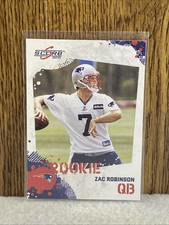 A116) Score Rookie Card #400 Zac Robinson. rookie card picture