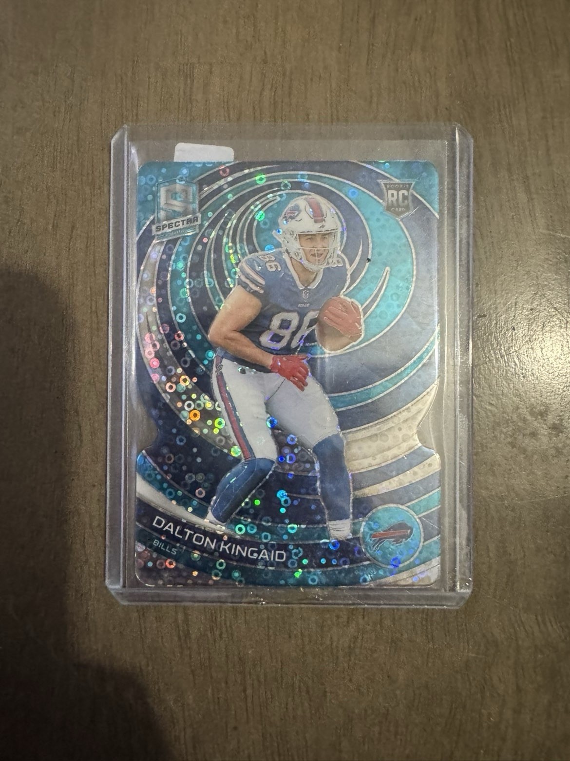 2023 Panini Spectra -Rookies Dalton Kincaid #131  Blue Prizm Die-Cut /50 (RC)