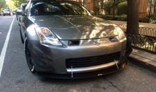 Apr Performance Carbon Fiber Front Wind Splitter W Rods 350z Z33 Fairlady Z New Apr Performance Carbon Fiber Front Wind Splitter W Rods 350z Z33 Fairlady Z New