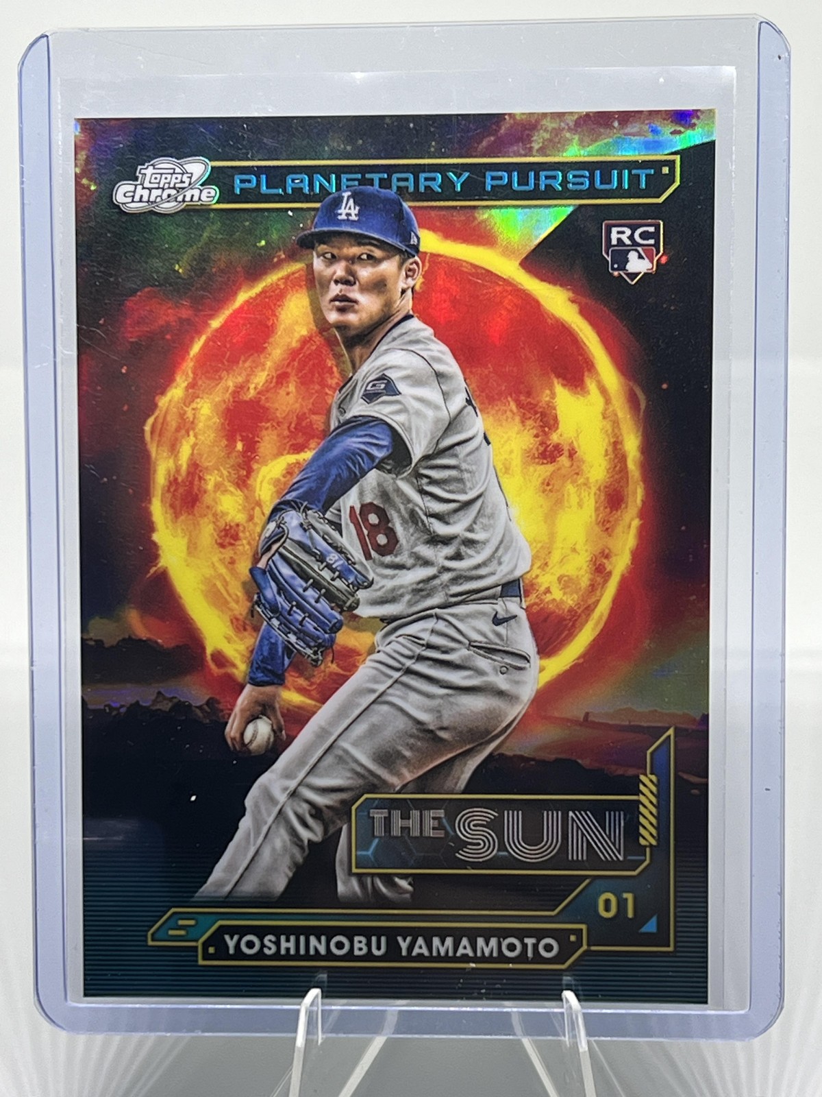 Yoshinobu Yamamoto 2024 Topps Chrome Cosmic #PPS-3 Planetary