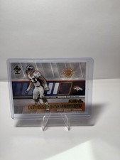 Bill Romanowski 2001 Pacific Private Stock Game Used Worn Broncos Jersey SP
