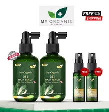 2 free 2 My Organic Hair Serum Hair Growth Tonic Nourish Reduce Hair Loss Gray