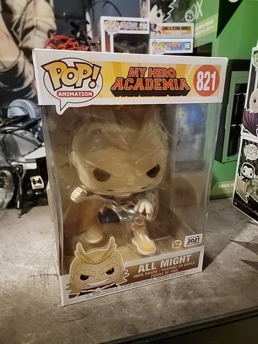 Funko Pop 821 My Hero Academia All Might  Funimation 2021 Exclusive GID