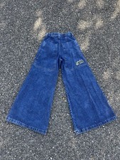vintage 90s JNCO Wide Leg Jeans Juniors Women Girly stuff sz 5 MADE IN USA 28  