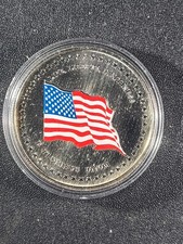 2001 U.S. 225th Birthday SILVER MEDAL -  0.75 oz ASW, 0.925 fine - UNC 92.40 per troy oz