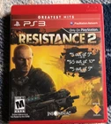 Resistance 2 Greatest Hits PS3 Sony M 2008 Shooter Manual Online Multiplayer