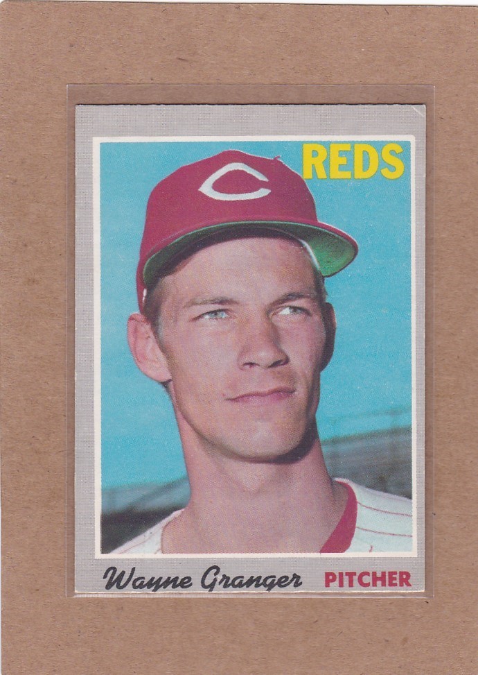 1970 O PEE CHEE BASEBALL WAYNE GRANGER #73 REDS EX/EX+ *A41510