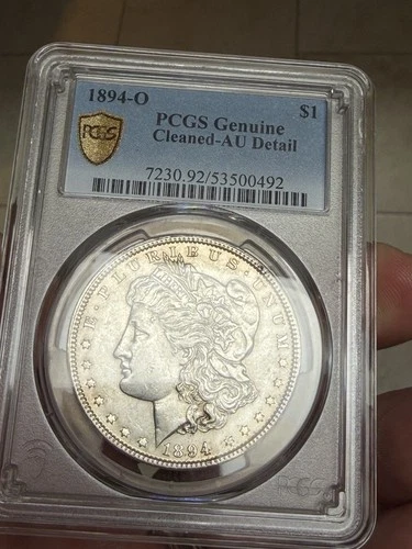 1894 O Morgan Silver Dollar PCGS Slider Details Perfect Strike!