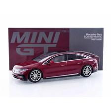 MINI GT,MERCEDES-BENZ EQS 580 4MATIC metallic red 2024, 1/64, MGT00970-L