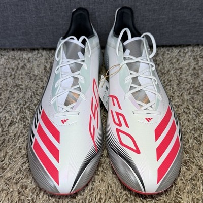 Adidas F50 Messi Elite FG Futbol Soccer Cleats Mens Size 12 White