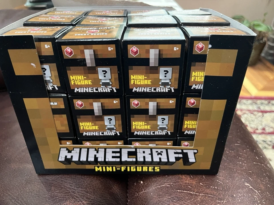 Minecraft Chest Series 4 estojo vermelho de 36 - Imagem 2 de 4