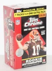 2007 Topps Chrome Football Blaster Bonus Box Calvin Johnson Rookie Autos 8 Packs