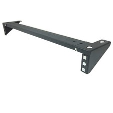 Jingchengmei 1U Steel Vertical Wall Mount Rack and Horizontal Under 1u, Black