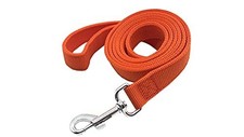Strong Nylon Dog Leash with 2-Layer, 4 FT/ 6 FT/ 7FT Long, 1 Inch Wide for Me...