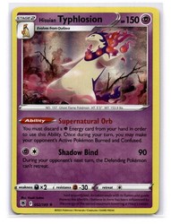 Hisuian Typhlosion 052/189 Holo Rare Astral Radiance