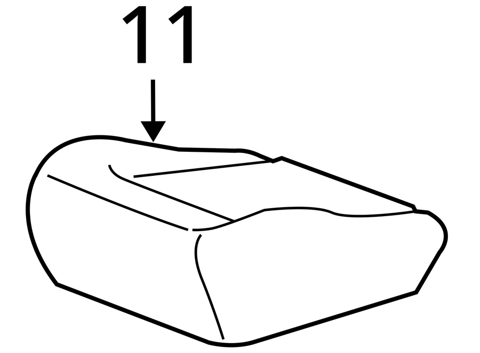 2005-2008 CHEVROLET SATURN UPLANDER CAPA DE RELÉ ASM R/SEAT CUSH *MED 19149377 - Imagem 3 de 3