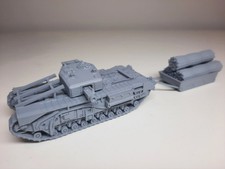 WWII British Churchill AVRE with Fascine Tank Various Scales Historical Wargami