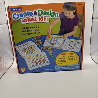 Lakeshore Learning Materials Create & Design Drill Kit Battery Drill Tested