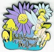 Disney Tink's Summer Pin Quest Tink with flowers Pin
