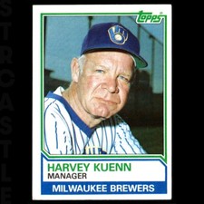 1983 Topps - Harvey Kuenn #726 Milwaukee Brewers ⚾ Baseball Card