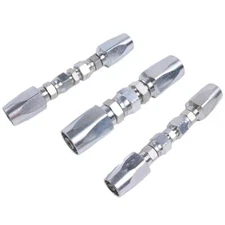 3Pcs Hydraulic Hose Field Repair Kit 1/4 3/8 1/2 Inner Diameter Reusable