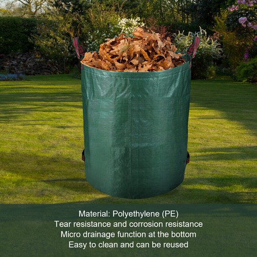 4X Gartensack Laubsack Gewebesack Garten XXL Sack Behälter Gartentasche 272L - Bild 3 von 8