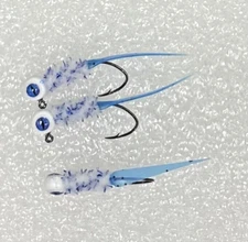 Hand tied crappie jigs/ wedge tail jigs 1/16oz