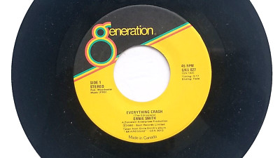 ERNIE SMITH- EVERYTHING CRASH/BEND DOWN LOW Reggae  VINYL  Single 45 CANADA 1980