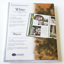 Creative Memories 8 1/2 X 11 White Scrapbook Refill Pages NIP 2002