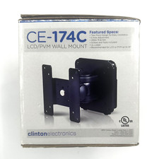 CLINTON ELECTRONICS LCD/PVM WALL MOUNT CE-174C