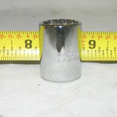 PROTO  7/8''   5428   USA made   SOCKET  1/2'' drive,  12 POINT        A088N