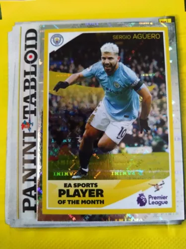 PANINI TABLOID 2019 Sergio Aguero STICKER NO 78 D