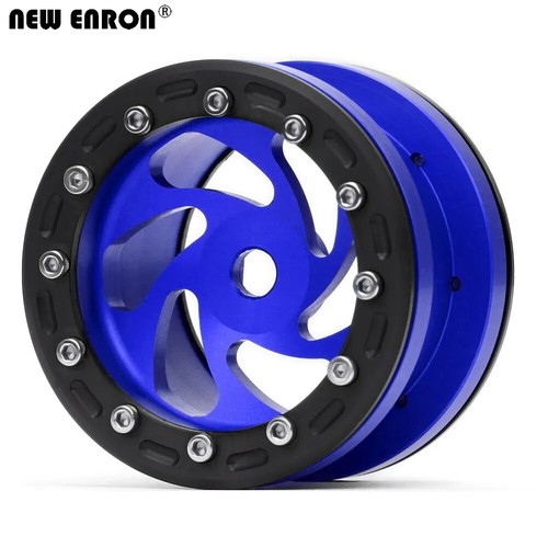 RC 2.2" Beadlock Wheel Rim for 1/10 Rock Crawler SCX10 II Wraith HPI TRX4 RBX10 - Picture 18 of 28