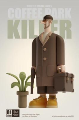 CLOSE UP STUDIO FOREVER YOUNG Coffee Park Killer Figure Art Statue Limited Model